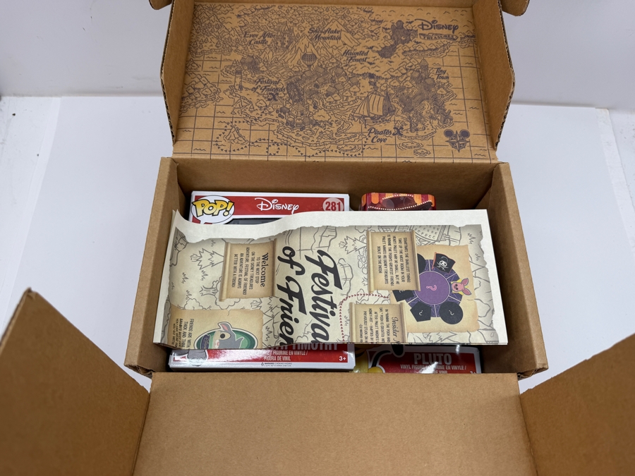 Funko Disney Treasures Festival Of Friends Subscription Box Featuring Dumbo With Timothy And Pluto Exclusive Pop! Vinyl Figures And Woody Mystery Mini Collector Tin [Photo 12]
