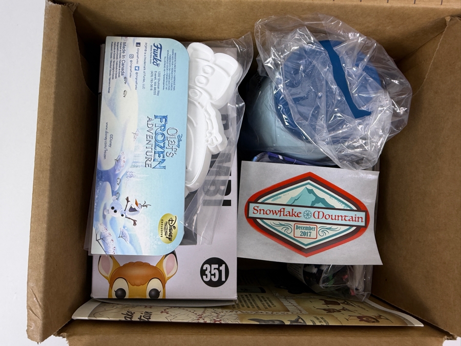 Funko Disney Treasures Snowflake Mountain Subscription Box Featuring Bambi On Ice Exclusive Pop! Vinyl Figure And Beauty And The Beast Enchanted Rose Mystery Mini Collector Tin [Photo 3]