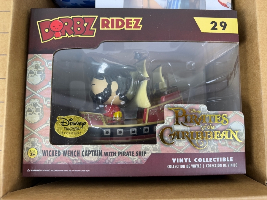 Funko Disney Treasures Pirates Cove Subscription Box Featuring Mr. Smee Exclusive Pop! Vinyl Figure And Wicked Wench Captain With Pirate Ship Dorbz Ridez Set [Photo 3]