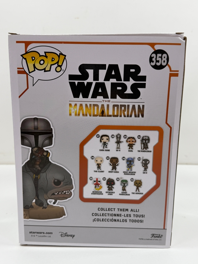 Funko Pop! Star Wars: The Mandalorian On Blurrg #358 Vinyl Bobble-Head Figure Featuring Mando Riding A Blurrg Beast From The Disney+ Series [Photo 6]