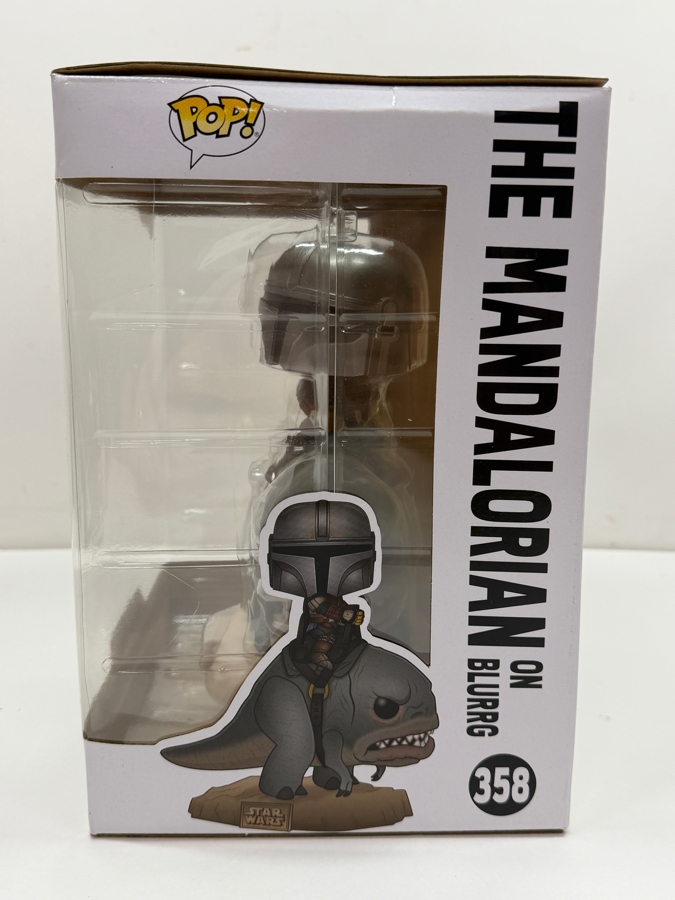 Funko Pop! Star Wars: The Mandalorian On Blurrg #358 Vinyl Bobble-Head Figure Featuring Mando Riding A Blurrg Beast From The Disney+ Series [Photo 5]