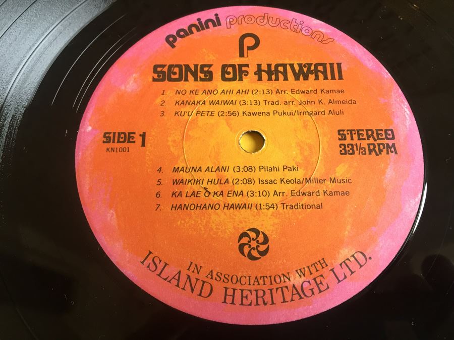 Sons Of Hawaii - The Folk Music Of Hawaii - Panini Records ‎- KN1001 [Photo 7]