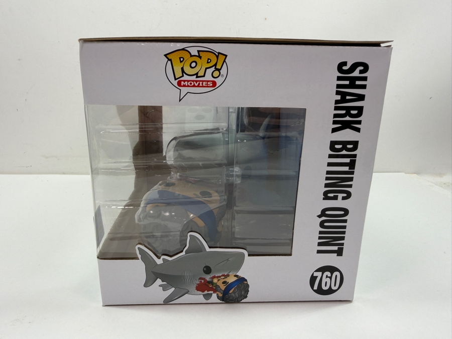 Funko Pop! Movies Jaws Shark Biting Quint #760 Vinyl Figure 2019 Summer Convention Limited Edition Exclusive Featuring The Iconic Attack Scene From The 1975 Film [Photo 5]