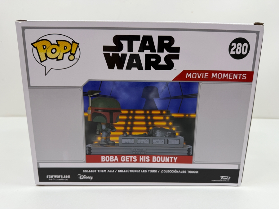 Funko Pop! Star Wars Movie Moments Boba Gets His Bounty #280 Smuggler's Bounty Exclusive Vinyl Bobble-Head Featuring Boba Fett Loading Han Solo In Carbonite [Photo 6]