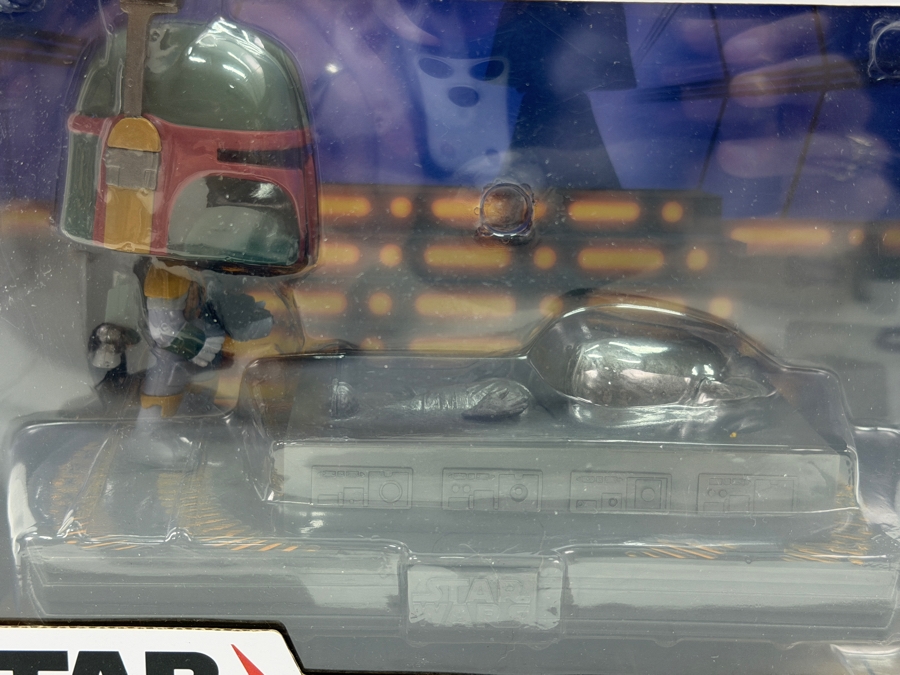 Funko Pop! Star Wars Movie Moments Boba Gets His Bounty #280 Smuggler's Bounty Exclusive Vinyl Bobble-Head Featuring Boba Fett Loading Han Solo In Carbonite [Photo 2]