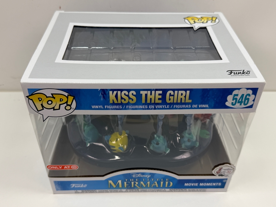Funko Pop! Disney The Little Mermaid Kiss The Girl #546 Target Exclusive Movie Moments Featuring Ariel And Prince Eric In Their Boat With Sebastian And Flounder [Photo 4]