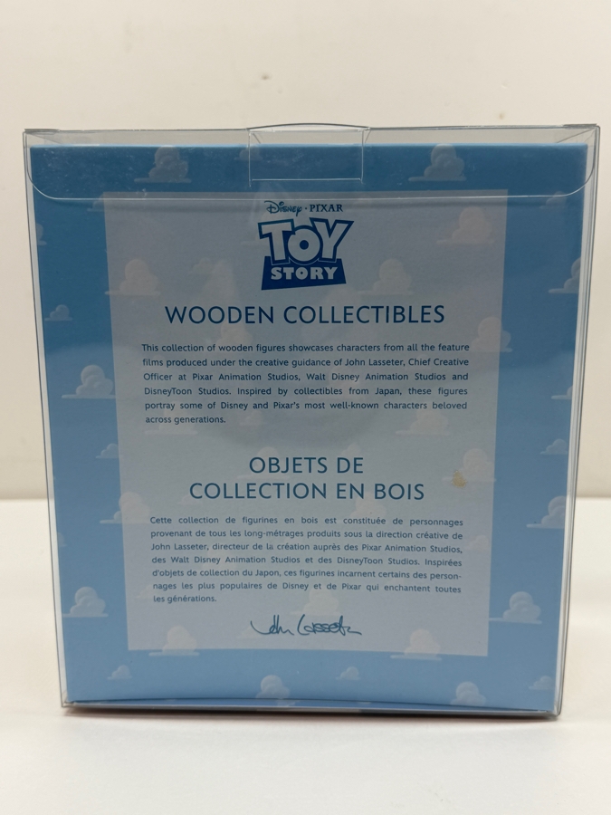 Disney Store D23 Expo 2017 Exclusive Toy Story Woody And Buzz Lightyear Wooden Collectibles Limited Edition Set Of 300 Featuring Hand-Painted Kokeshi Style Figures Retails $60 [Photo 5]