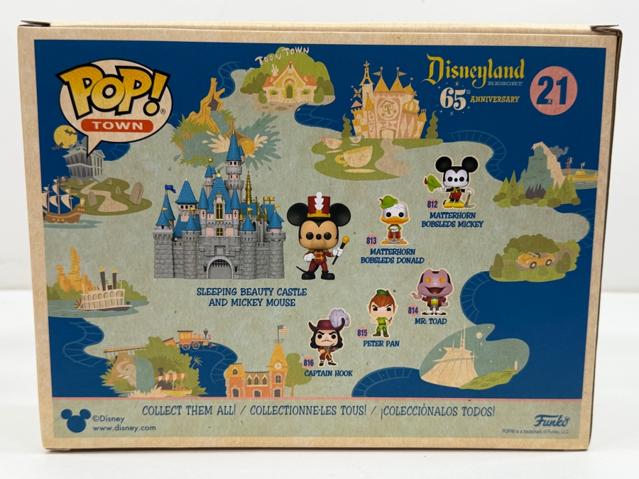 Funko Pop! Town Disneyland 65th Anniversary Sleeping Beauty Castle And Mickey Mouse #21 - Vinyl Figure Set  [Photo 5]
