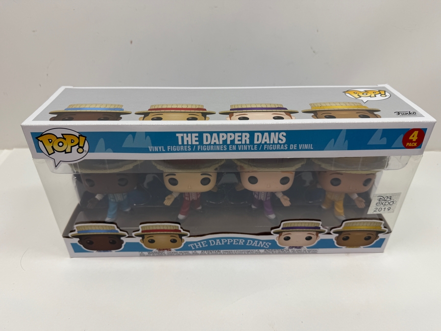 Funko Pop! Disney Parks The Dapper Dans 4-Pack - 2019 D23 Expo Exclusive - Disneyland Barbershop Quartet Vinyl Figure Set - Limited Edition Collectible [Photo 4]