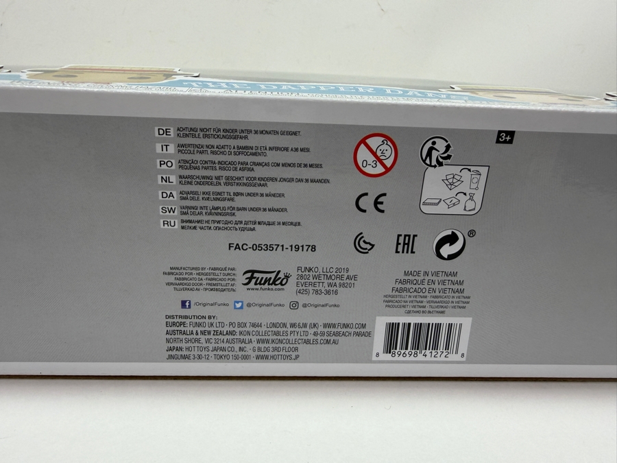 Funko Pop! Disney Parks The Dapper Dans 4-Pack - 2019 D23 Expo Exclusive - Disneyland Barbershop Quartet Vinyl Figure Set - Limited Edition Collectible [Photo 8]