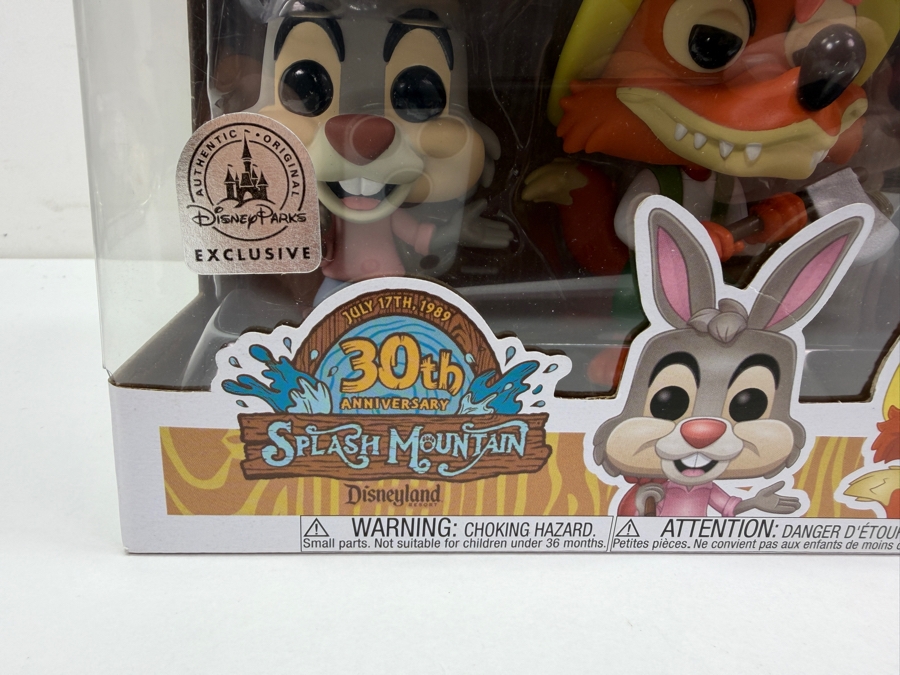 Funko Pop! Disney Splash Mountain 3-Pack - Br'er Rabbit, Br'er Fox, & Br'er Bear - Disneyland 30th Anniversary Exclusive - Disney Parks Vinyl Figures
 [Photo 2]