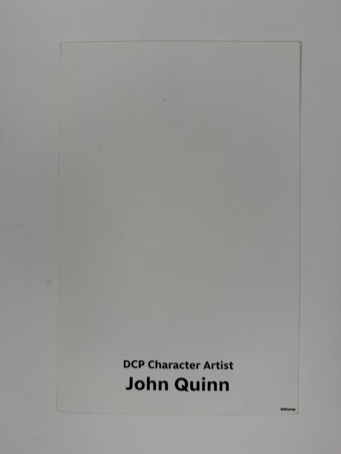 Disney Consumer Products Mickey Mouse Sketch Print - Hand-Signed By John Lasseter - Established 1929 Retro Design - Disney Artist Collectible Postcard 5.5'W X 9'H [Photo 3]