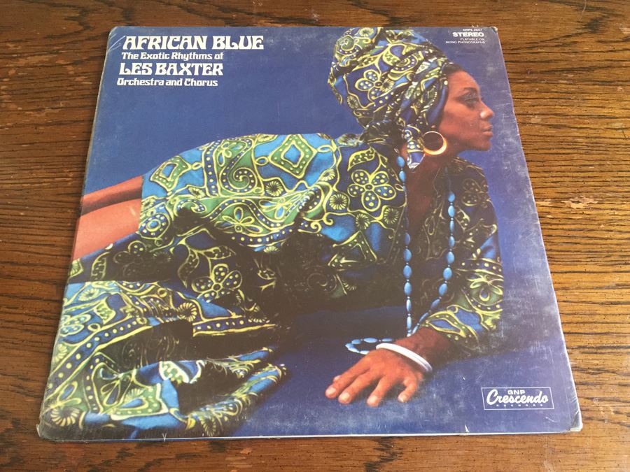 Exotic Rhythms Of Les Baxter Orchestra And Chorus, The - African Blue - GNP Crescendo ‎- GNPS 2047 - SEALED