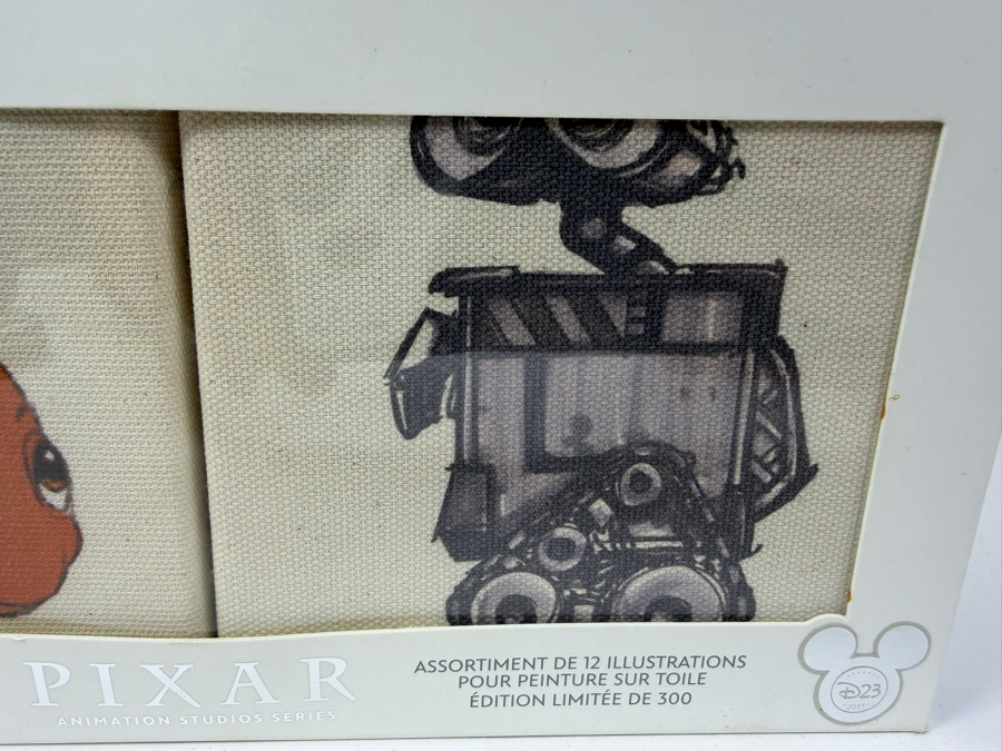 Disney Store Pixar Animation Studios Canvas Artwork Set Of 12 - Limited Edition 300 - 2017 D23 Expo Exclusive - Concept Art For Nemo, Wall-E And More Retails $100 [Photo 11]