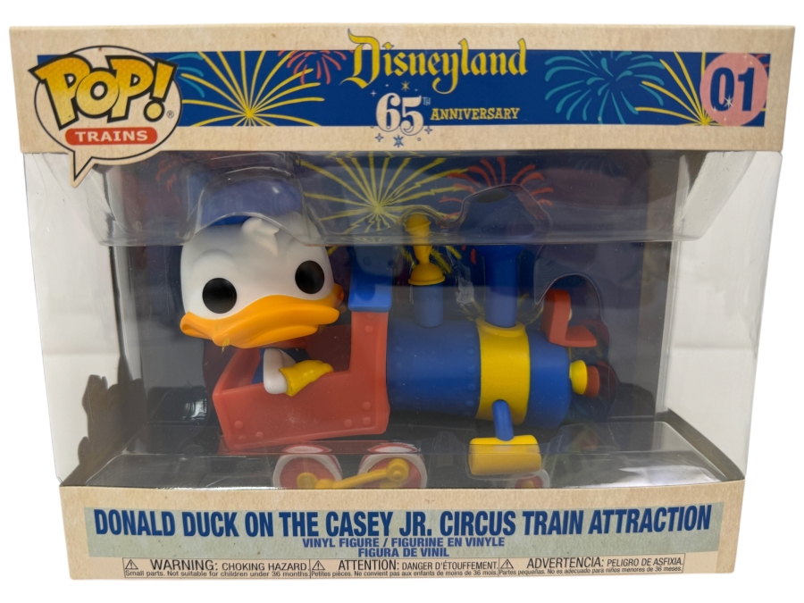 Funko Pop! Trains Disneyland 65th Anniversary Donald Duck On The Casey Jr. Circus Train Attraction #01