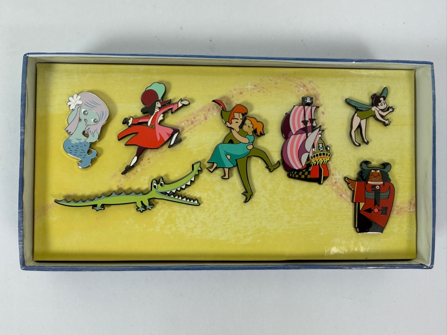 Disney Store Peter Pan 50th Anniversary Mary Blair Conceptual Art 7-Pin Box Set - Limited Edition 2500  [Photo 2]