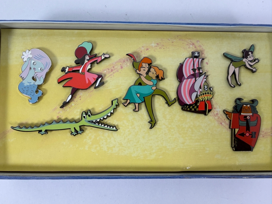 Disney Store Peter Pan 50th Anniversary Mary Blair Conceptual Art 7-Pin Box Set - Limited Edition 2500  [Photo 3]
