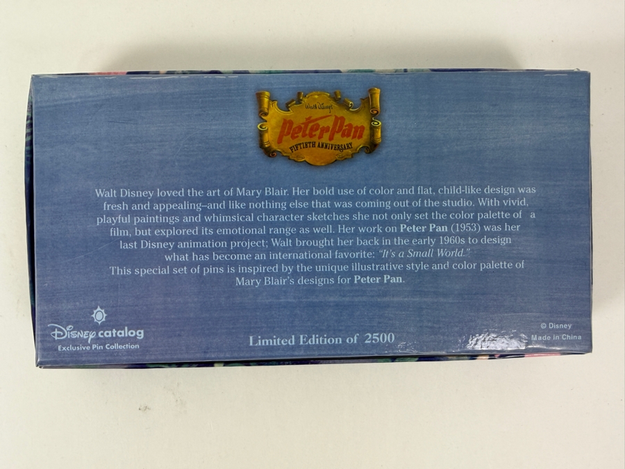 Disney Store Peter Pan 50th Anniversary Mary Blair Conceptual Art 7-Pin Box Set - Limited Edition 2500  [Photo 4]