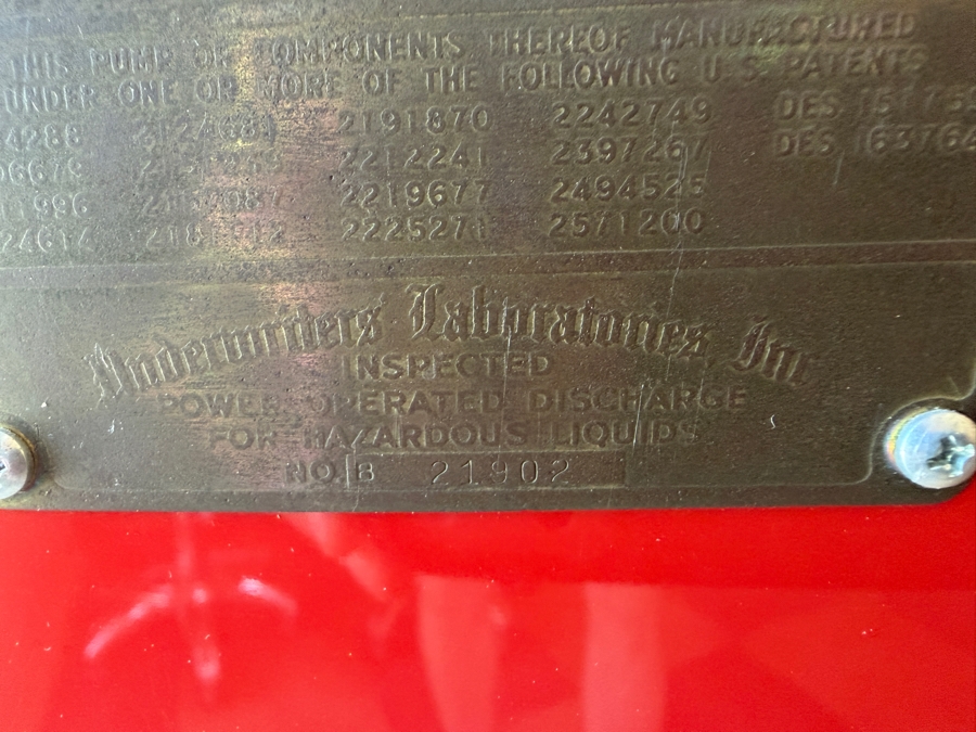 Authentic Restored Vintage Mobilgas Special Gas Pump By Martin & Schwartz Model 80 Series 1T Serial No. 86102 Circa 1950 With Reproduction Top Globe 27W X 16D X 80H (RSF) [Photo 15]