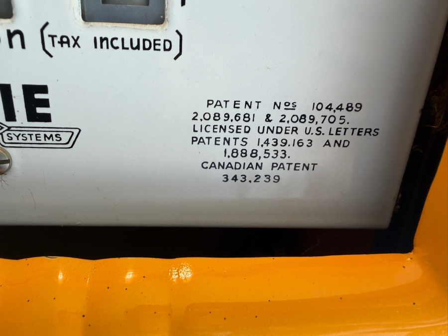 Authentic Restored Vintage Shell Gas Pump By Erie Meter Systems Model 70 Serial No. 96022 Circa 1930s/40s With Reproduction Top Globe 24W X 17D X 86H (RSF) [Photo 11]