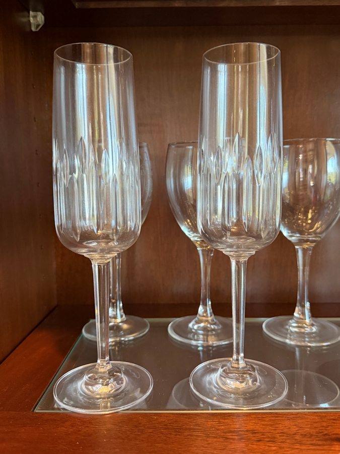 Just Added - Extensive Collection Of Premium Glassware: Wine, Champagne, Amber Goblets, Beer Mugs, And Specialty Stemware (Just Glassware In Cabinets Included - Nothing Else) [Photo 7]