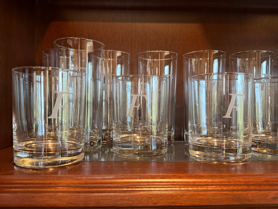 Just Added - Extensive Collection Of Premium Glassware: Wine, Champagne, Amber Goblets, Beer Mugs, And Specialty Stemware (Just Glassware In Cabinets Included - Nothing Else) [Photo 8]