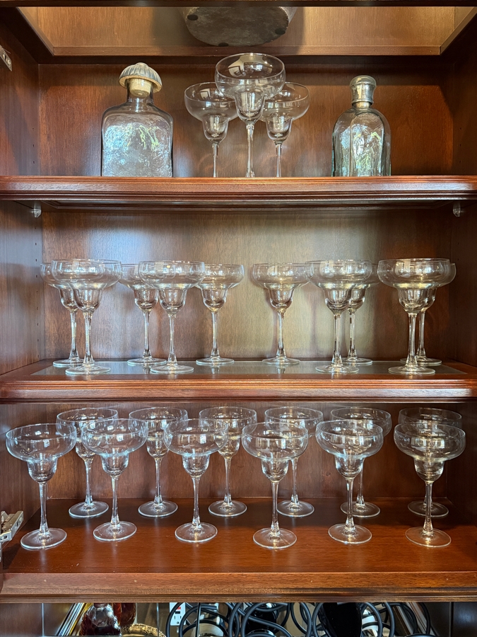 Just Added - Extensive Collection Of Premium Glassware: Wine, Champagne, Amber Goblets, Beer Mugs, And Specialty Stemware (Just Glassware In Cabinets Included - Nothing Else) [Photo 5]