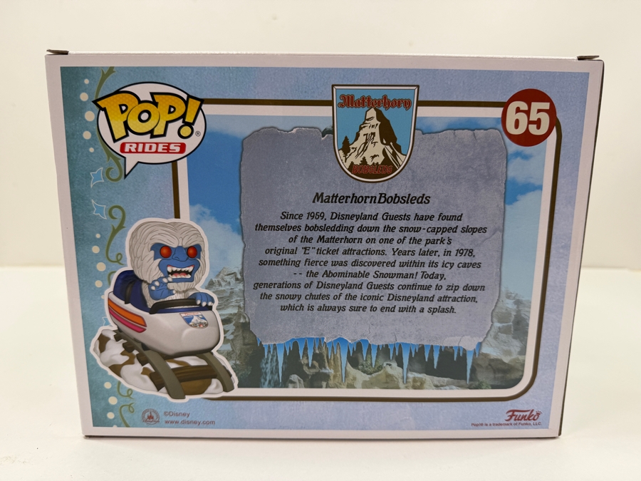 Funko Pop! Rides Disneyland 65th Anniversary Matterhorn Bobsled And Abominable Snowman #65  [Photo 4]