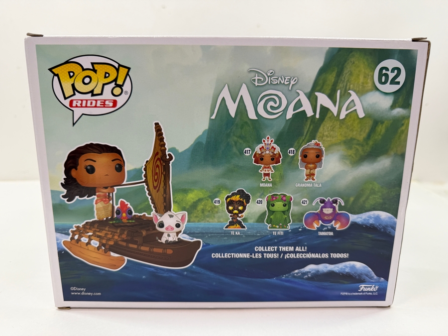 Funko Pop! Rides Disney Moana & Pua On Boat #62 - 2019 Summer Convention Limited Edition Exclusive - Shared SDCC Vinyl Figure Retails $40 [Photo 5]