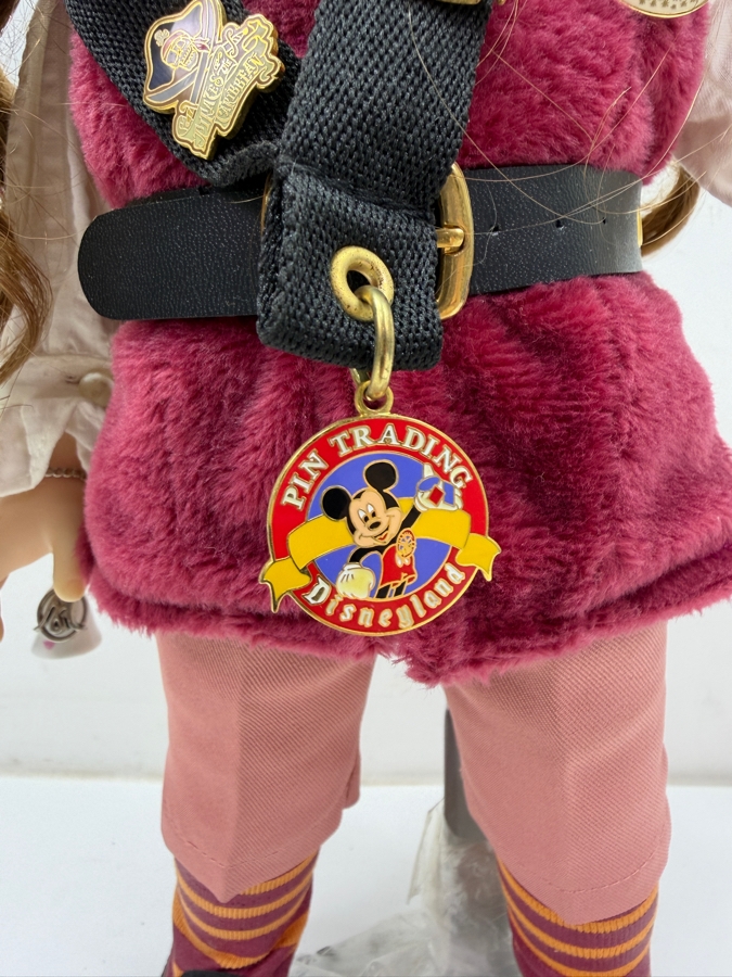 Marie Osmond Adora Belle Pirates Of The Caribbean Pin Trader Doll With Original Box And COA - Limited Edition 1000 - 2003 Disneyland Exclusive Vinyl Doll [Photo 4]