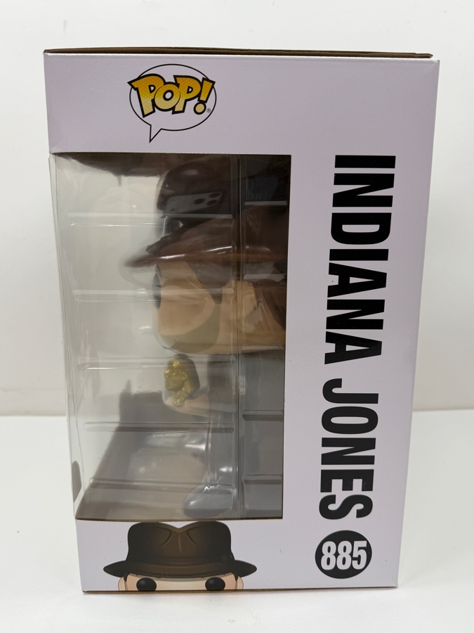 Funko Pop! Indiana Jones Adventure 10-Inch Super Sized #885 - Disney Parks Exclusive Jumbo Vinyl Bobblehead With Golden Idol Relic [Photo 3]