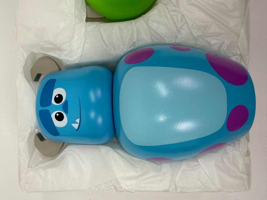 Disney Store Monsters Inc. Mike, Sulley & Boo Wooden Collectible Figure Set - Limited Edition - Hand-Painted Figures Retails $99 [Photo 3]