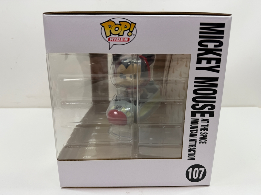 Funko Pop! Rides Walt Disney World 50th Anniversary Mickey Mouse At The Space Mountain Attraction #107 [Photo 3]