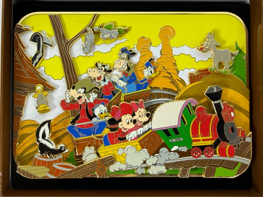 Disney Chip & Dale's Wild Wild West Pin Adventure Boxed Pin Set - 2005 Disneyland Resort Limited Edition - 7-Pin Character Collection 
 [Photo 3]