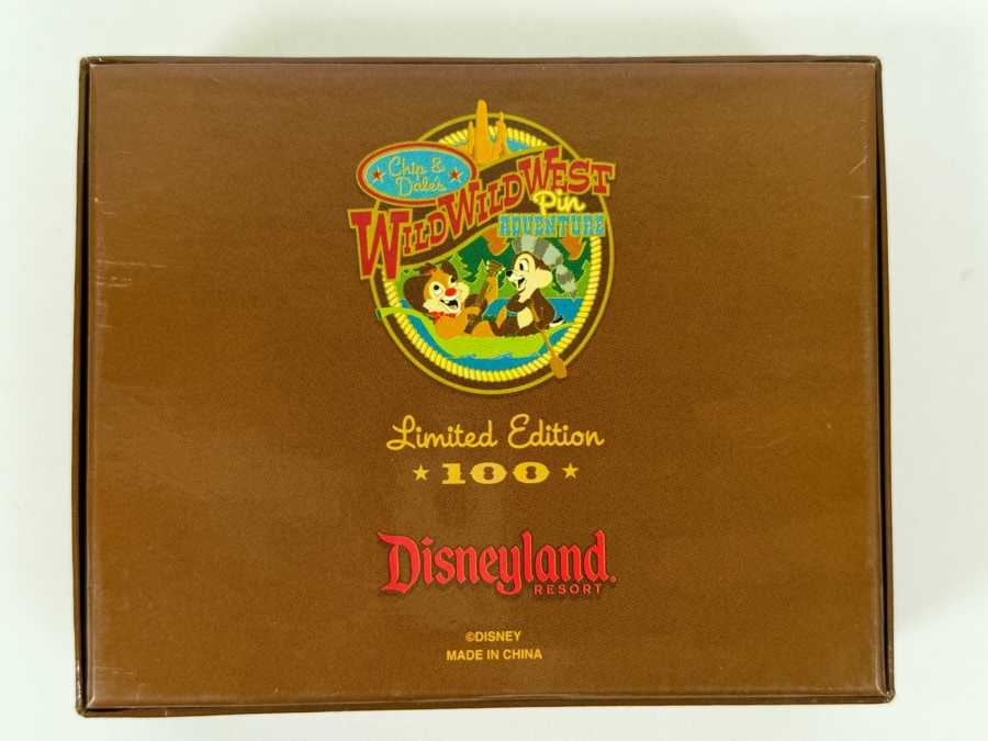 Disney Chip & Dale's Wild Wild West Pin Adventure Boxed Pin Set - 2005 Disneyland Resort Limited Edition - 7-Pin Character Collection 
 [Photo 4]
