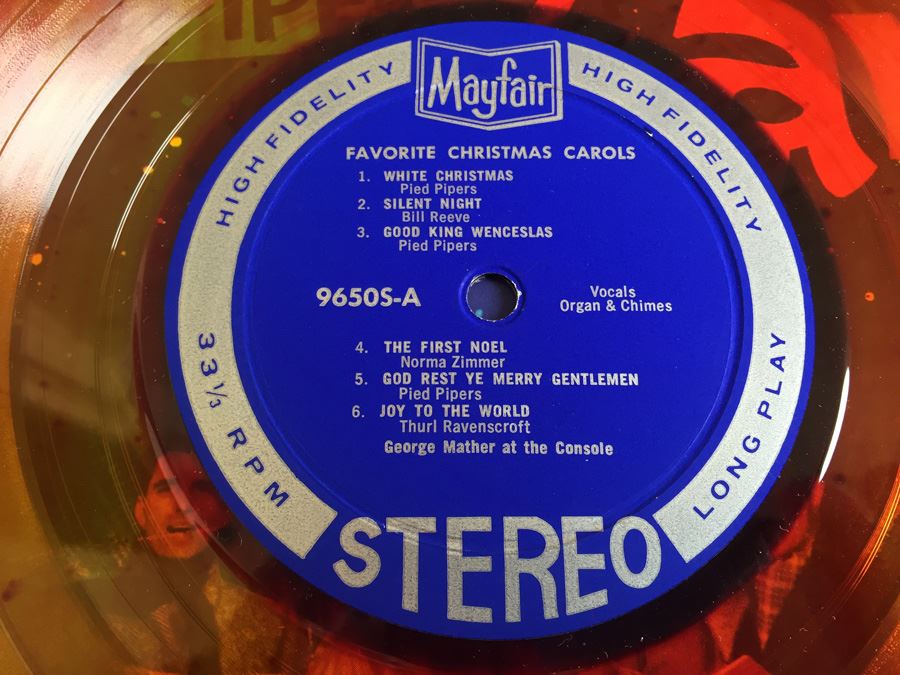 Favorite Christmas Carols - Tops Mayfair - 9650S - COLORED VINYL [Photo 4]