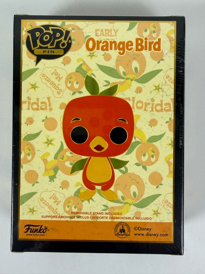 Disney Parks Orange Bird SE Funko Pop! Enamel Pin - 2021 Special Edition Disney World Exclusive Collector Pin [Photo 3]