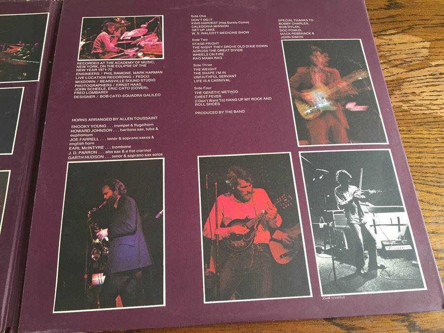 The Band ‎- Rock Of Ages: The Band In Concert -  Capitol Records ‎- SABB 11045 - 2 x Vinyl [Photo 5]