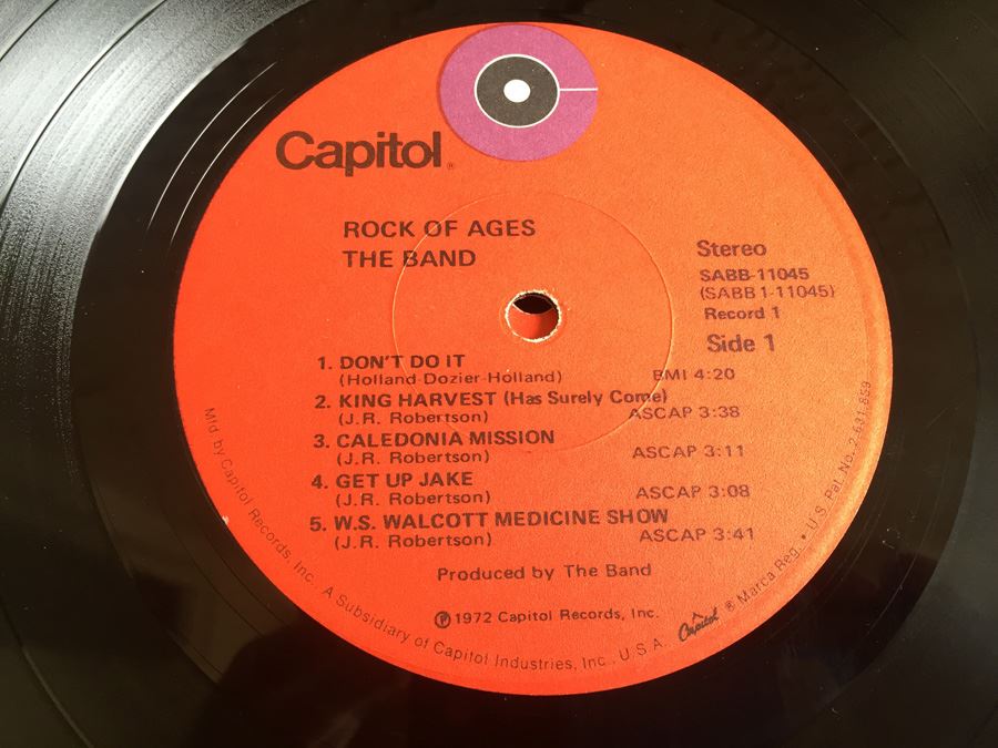 The Band ‎- Rock Of Ages: The Band In Concert -  Capitol Records ‎- SABB 11045 - 2 x Vinyl [Photo 13]