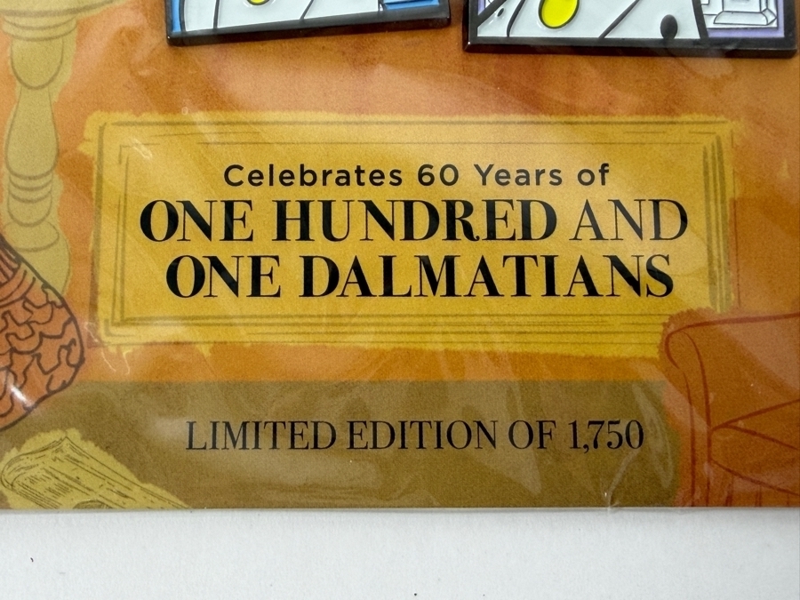 Disney D23 Exclusive 101 Dalmatians 60th Anniversary Pongo & Perdita Pin Set - Limited Edition 1,750 - 2021 Gold Member Official Fan Club Collectible [Photo 5]