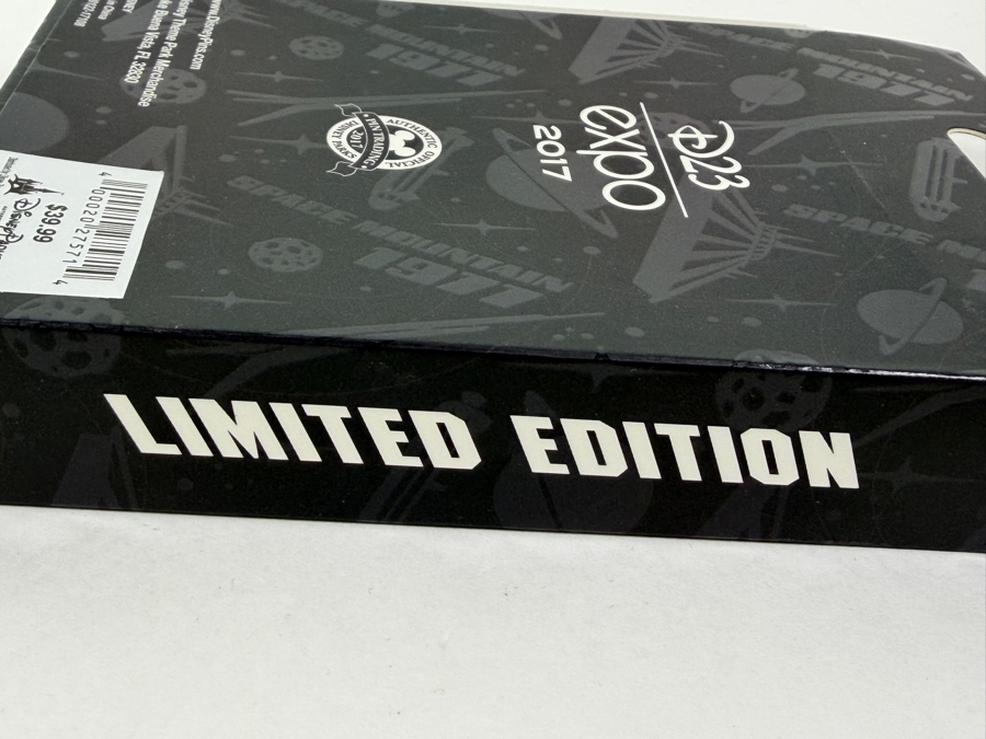 Disney D23 Expo 2017 Space Mountain 40th Anniversary Attraction Poster Jumbo Pin - Limited Edition 500 - Disneyland Tomorrowland Exclusive [Photo 3]