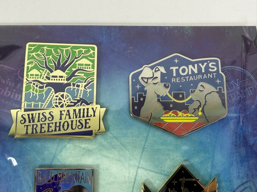 Disney D23 Gold Member Fantastic Worlds Pin Set - 2020 Exclusive 6-Pin Milestone Anniversary Collection [Photo 2]