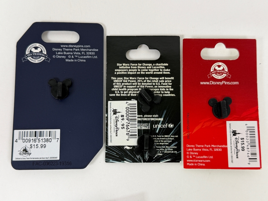 Disney Star Wars Pin Set - Play App Galaxy’s Edge BB-8 Limited Release, 2015 Force For Change BB-8 Spinner & The Last Jedi Elite Guard Limited Edition 5000 [Photo 6]