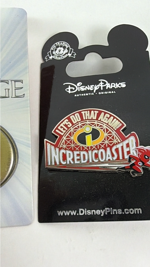 Disney Parks Pixar & Marvel Pin Set - Cars Land 2012 AP Limited Edition, Doctor Strange Eye Of Agamotto & Incredicoaster Let’s Do That Again! [Photo 4]