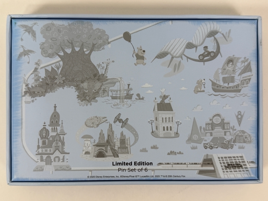Disney D23 Exclusive 65 Years Of The Disney Theme Park Pin Set - Limited Edition 2500 - 2020 Official Fan Club Milestone Anniversary Boxed Set [Photo 4]