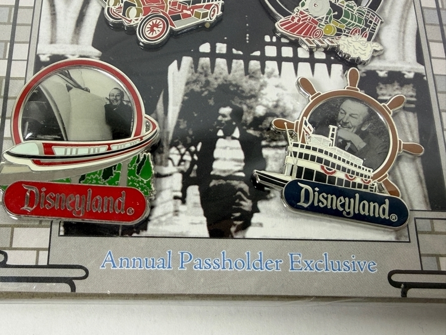 Disney Heritage Pin Collection 2009 Annual Passholder Exclusive 4-Pin Transportation Set Featuring Walt Disney Photos [Photo 8]