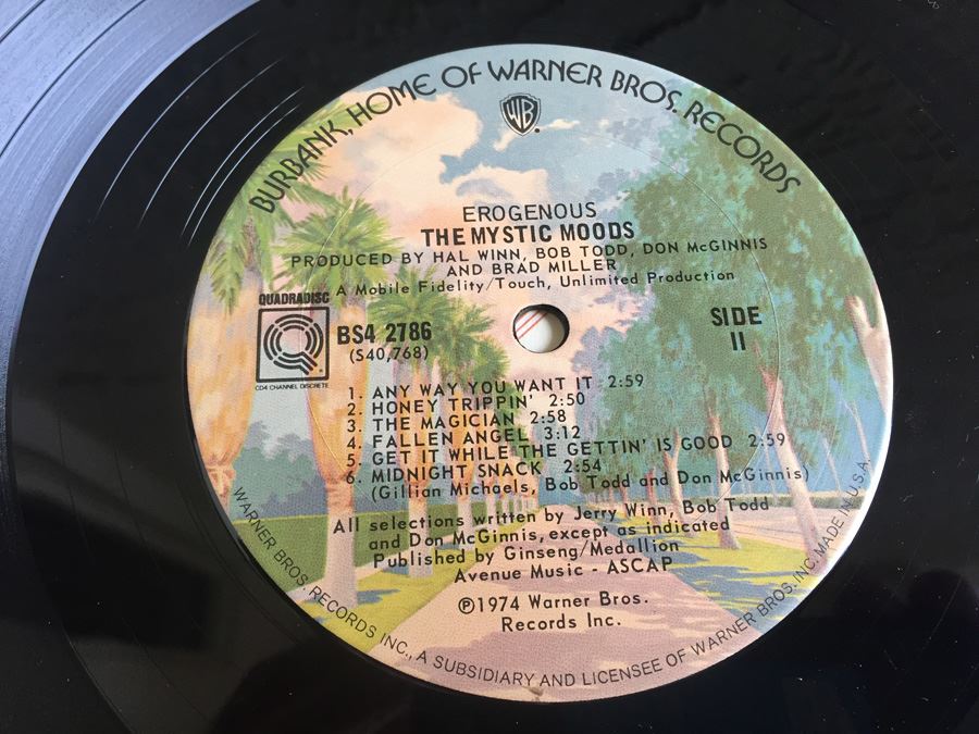 Mystic Moods, The - Erogenous - Warner Bros. Records ‎- BS4 2786 - Quadraphonic [Photo 7]
