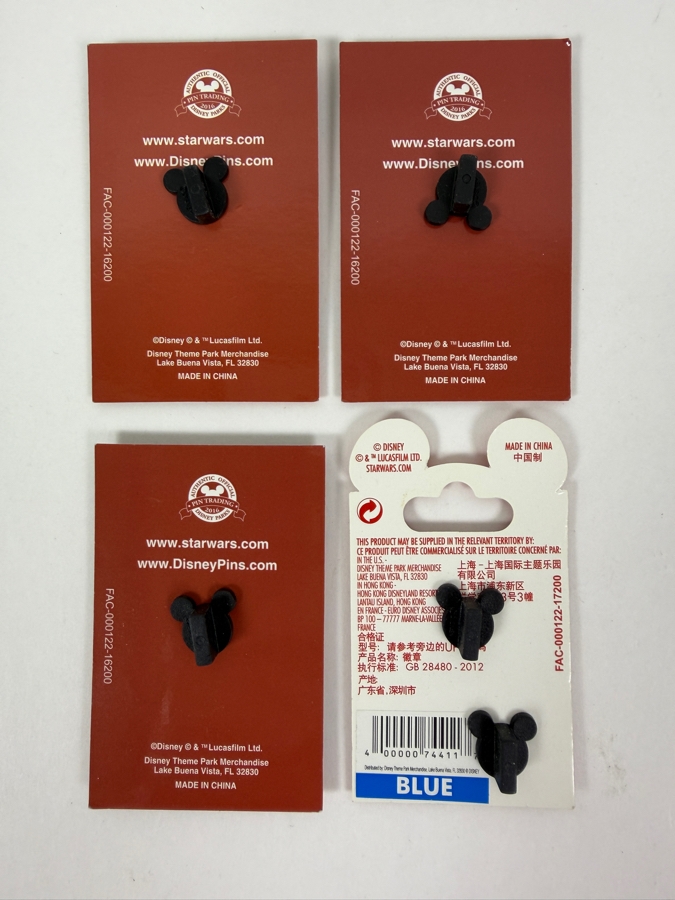 Disney Star Wars Pin Set - Rogue One Character Collection And 2016 Holiday Christmas AT-AT Reindeer With Scarf Enamel Trading Pins [Photo 6]