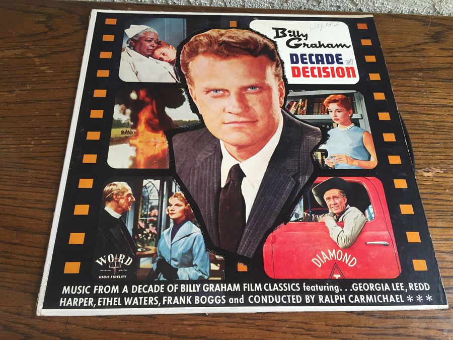 Billy Graham Decade Of Decision (Music From A Decade Of Billy Graham Film Classics) - Word ‎- W-3164-LP [Photo 1]