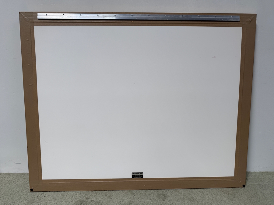 Pair Of Framed Antique French Aubusson Verdure Tapestry Textiles Featuring Botanical Scenes In Giltwood Style Frame 56'W X 45'H (RSF) [Photo 8]